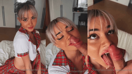 Kristen Hancher School Girl Blowjob Video Leaked Borntobefuck