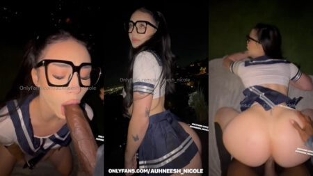 Auhneesh Nicole BG Schoolgirl Sextape Porn Video Leaks Borntobefuck